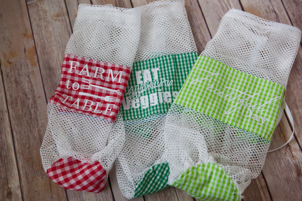 Produce Bags, Free Pattern and HTV Cut Files