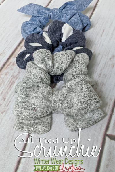 All Tied Up Scrunchie: Free Pattern with Code