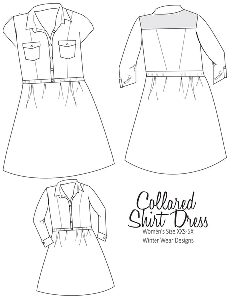 Collared BUNDLE: Kids Collared Shirt & Dress and Women's Collared Shirt Dress