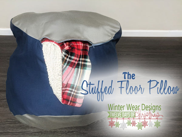 Stuffed Floor Pillow (Free Pattern with Code)