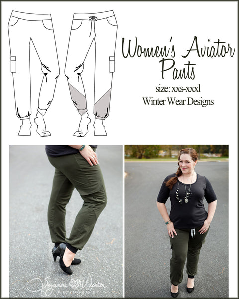 Aviator Pants for Women size XXS-XXXL