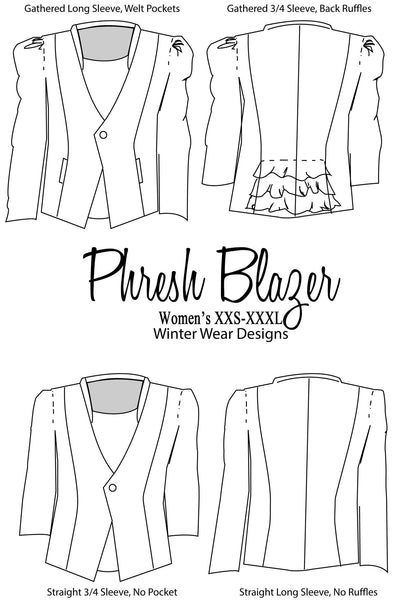 Phresh Blazer for Women size XXS-XXXL