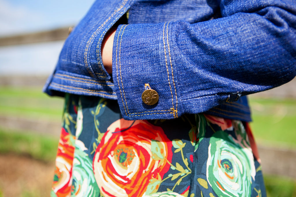 Ladies denim jacket best sale size 14