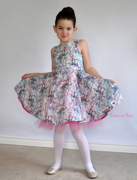 Bateau Garden Dress for Girls size 1-14