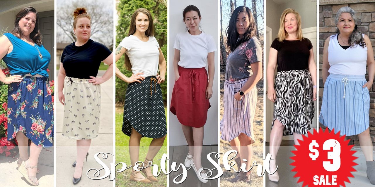 $3 Sale!  Sporty Skirt Size XXS-5X